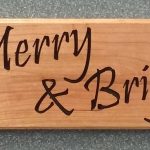 Merry Christmas Sign CNC