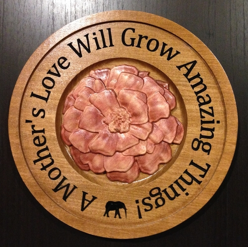 Wood Animal Plaque CNC