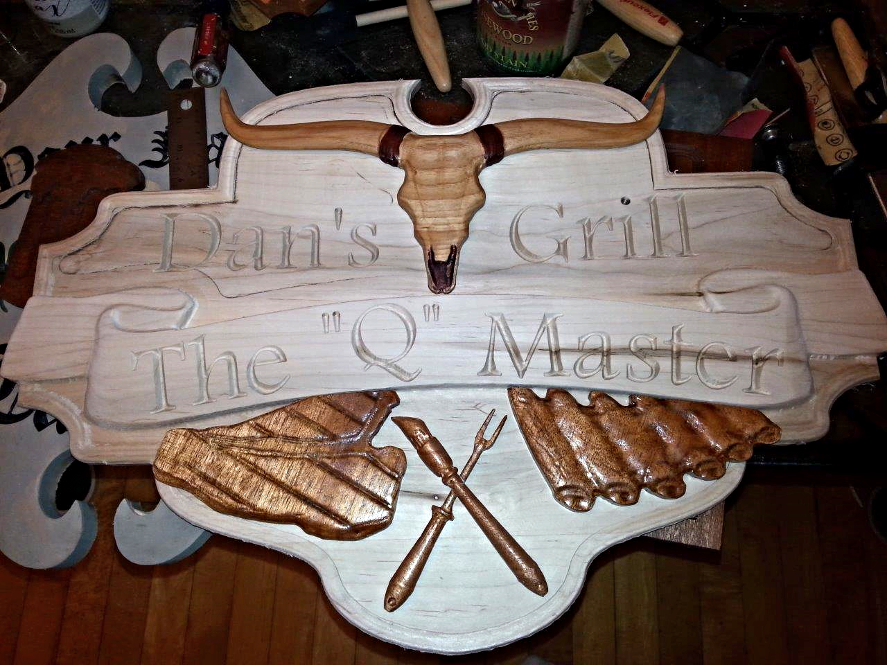Dan's Grill CNC Wood Example