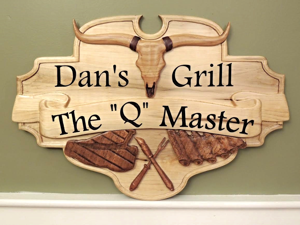 Dan's Grill CNC Wood Example