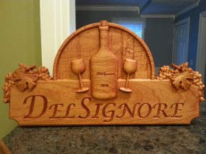 Wine Sign DelSignore CNC