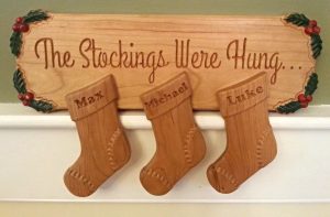 Stockings Plaque CNC