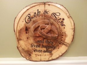 Wood Wedding Gift CNC