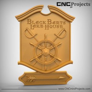 Lake House Pirate Sign CNC