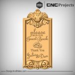 Flourished Sign Plaque CNC