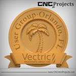 Holiday Palm Tree Sign CNC