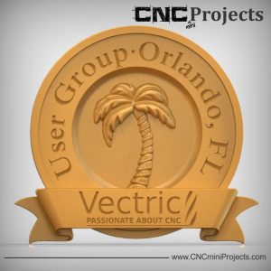 Holiday Palm Tree Sign CNC