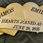 2 Hearts Sign CNC