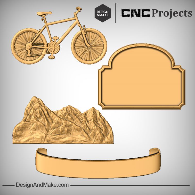 Cycling Mountain View Plaque