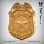 Police Badge CNC
