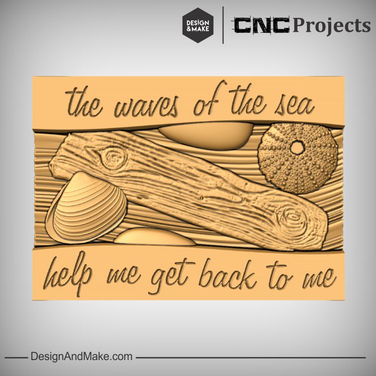 Under the Sea No.3 CNC Plaque