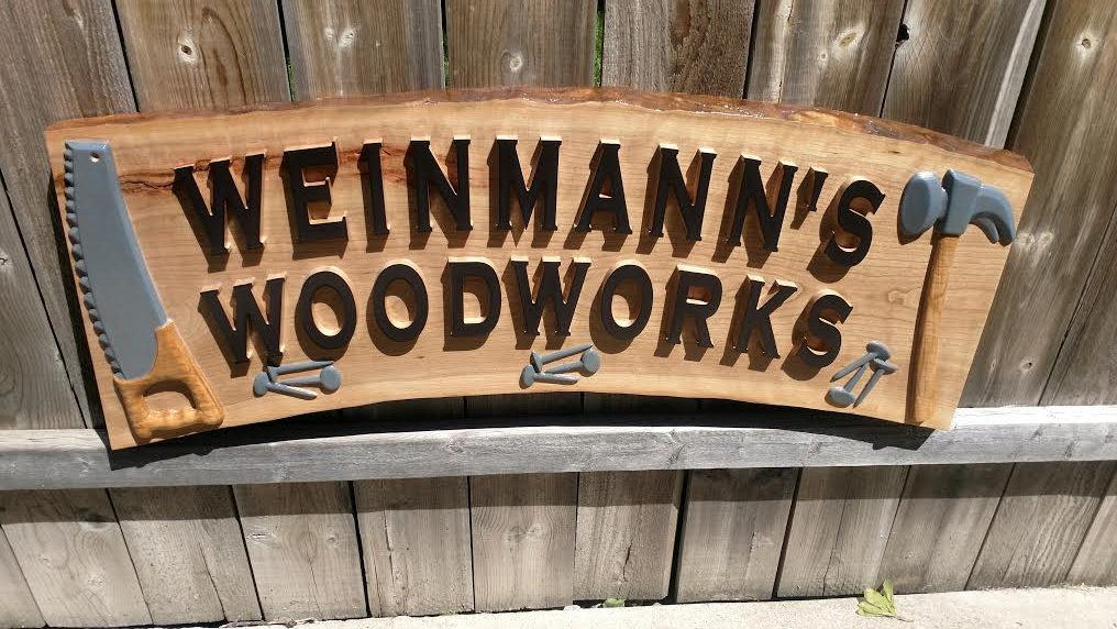 Weinmann's Woodworks - Shop Sign