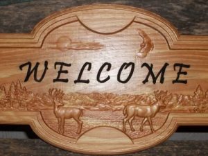 Welcome Sign CNC