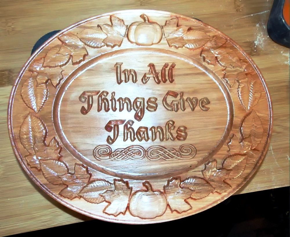 Thanksgiving Sign CNC