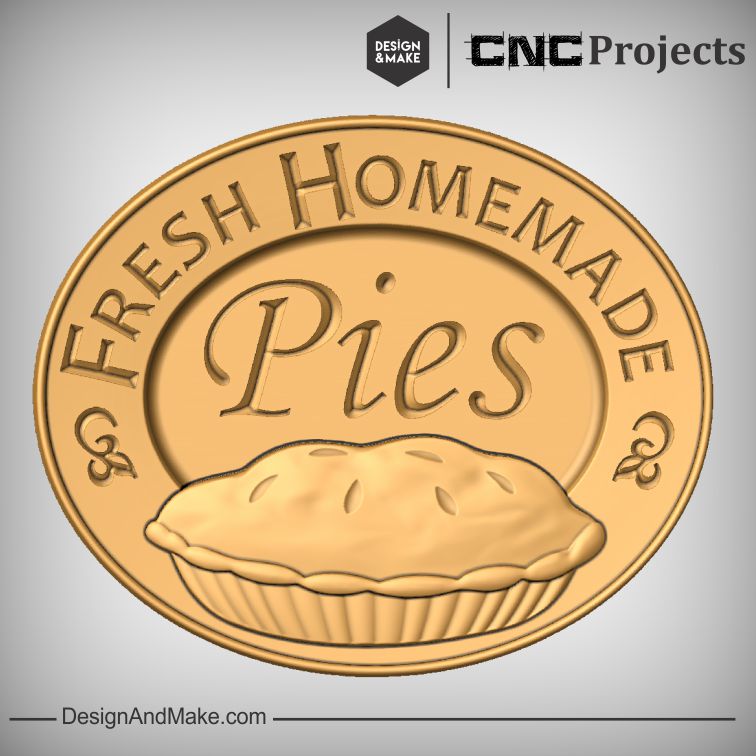 Fresh Pies Sign CNC