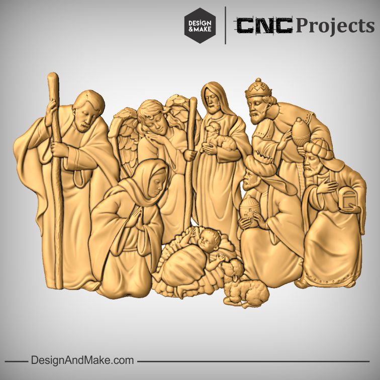 The Nativity CNC Model