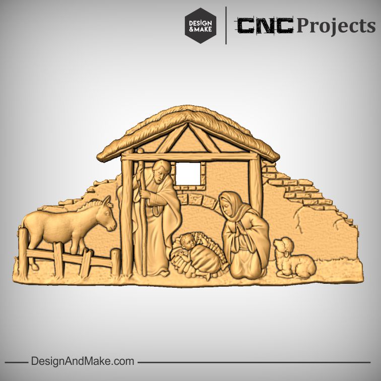 The Nativity CNC Model