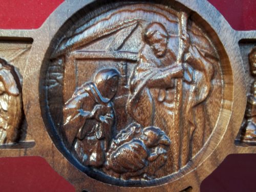 Nativity Cross CNC Wood Example