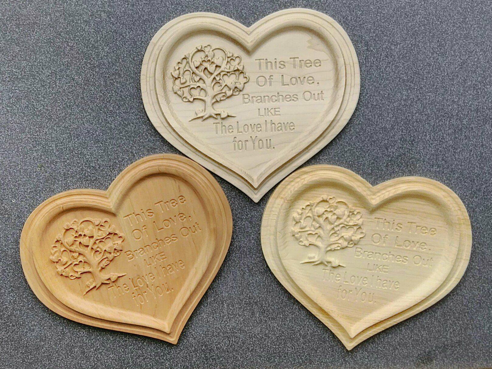 Wooden Hearts CNC