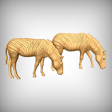 Zebra CNC Model