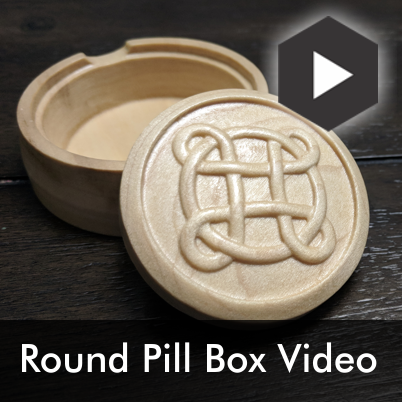 Round Pill Box CNC Project