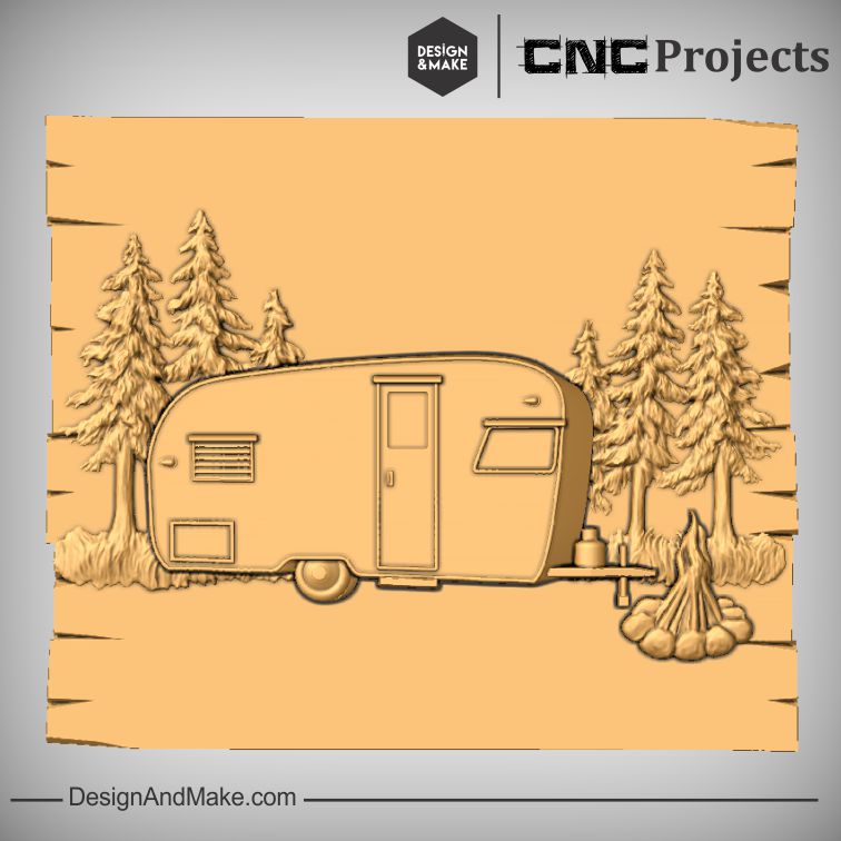 Caravan Camping CNC Models