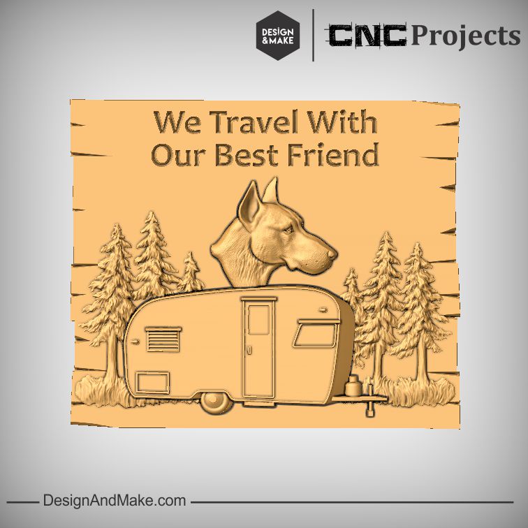 Caravan Camping CNC Models