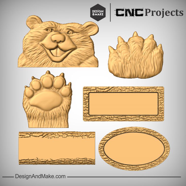 Bear Waving CNC Project
