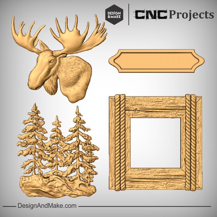 Moose CNC Sign