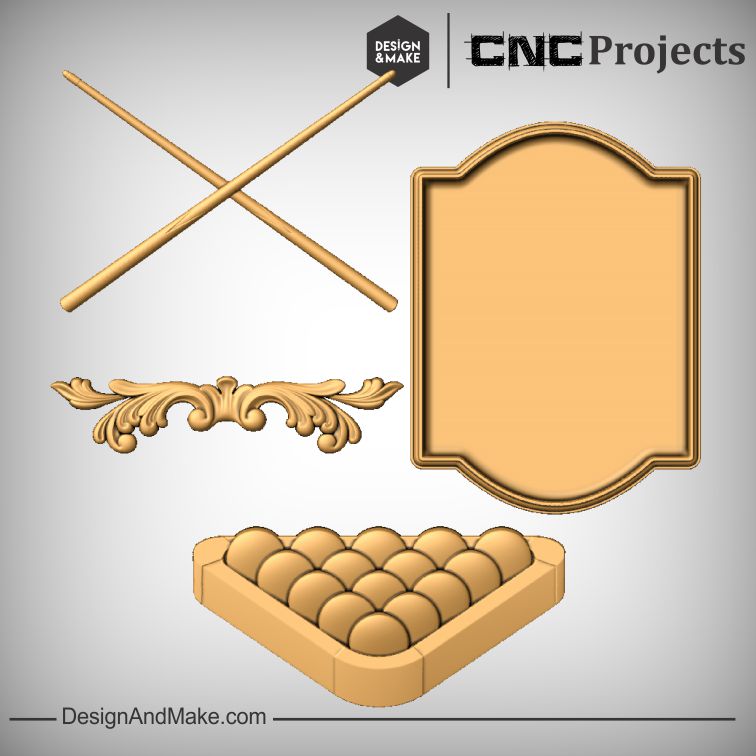 Snooker Poole Plaque CNC Project