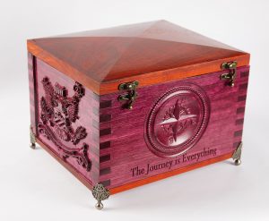 Wood Box Compass Coat of Arms CNC