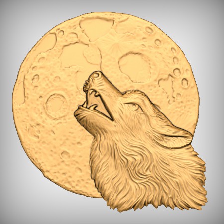 Wolf Moon CNC Model