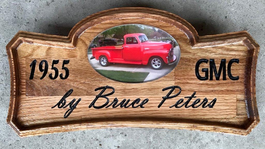 Wood Car Truck Sign CNC Project