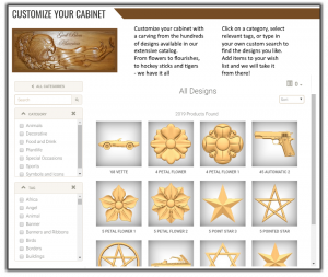 Embedded Carving Catalogue