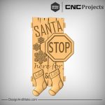 Santa Stop Sign CNC Project