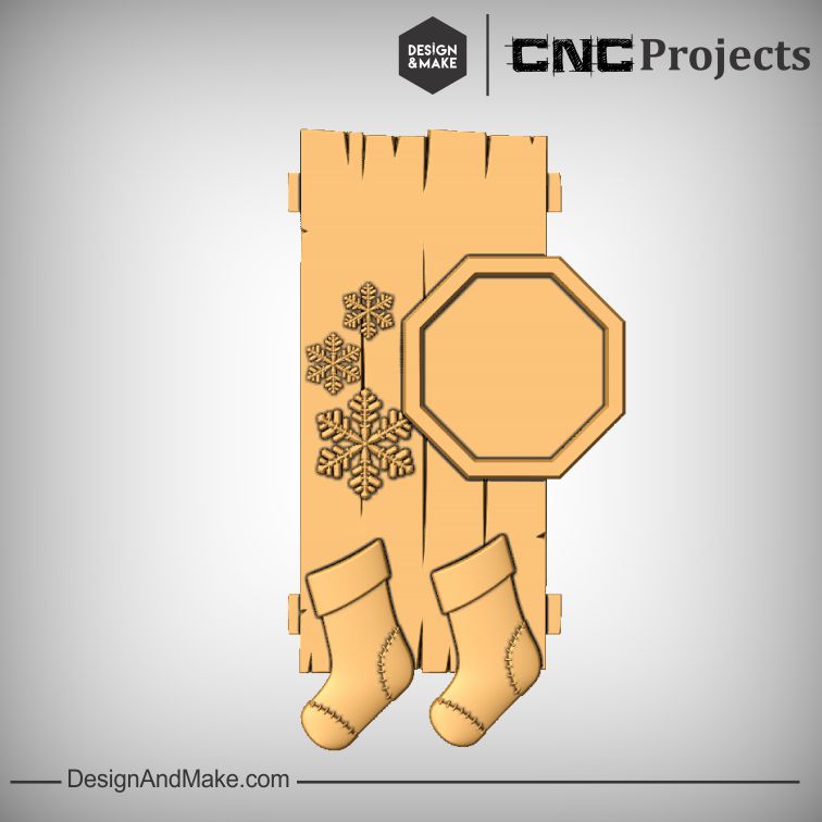 Santa Stop Sign CNC Project