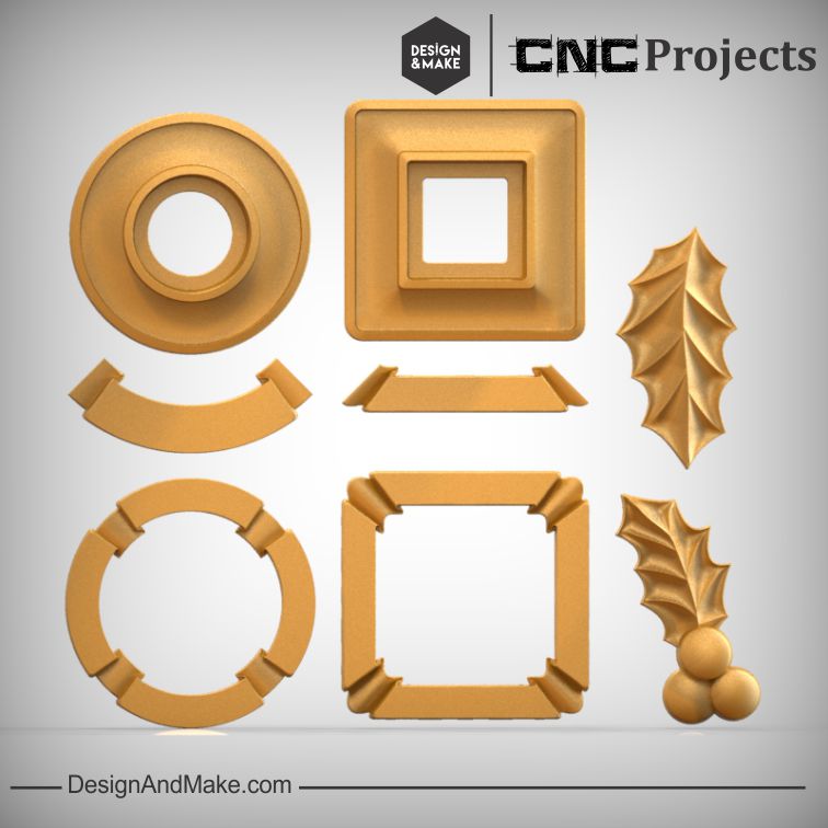 Candle Holder CNC Models