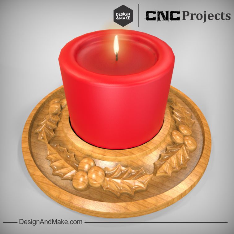 Candle Holder CNC Models