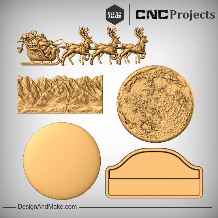 Merry Christmas Plaque CNC Project