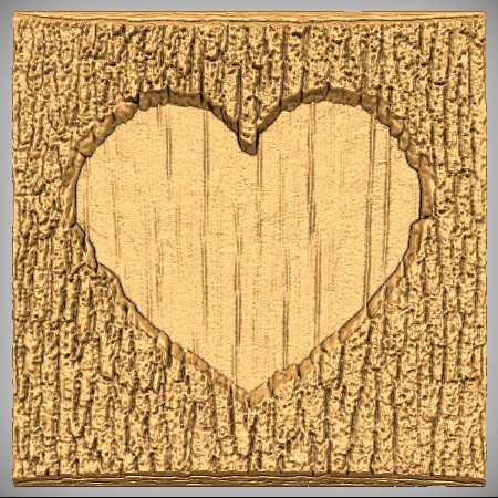 Heart Wood Plaque