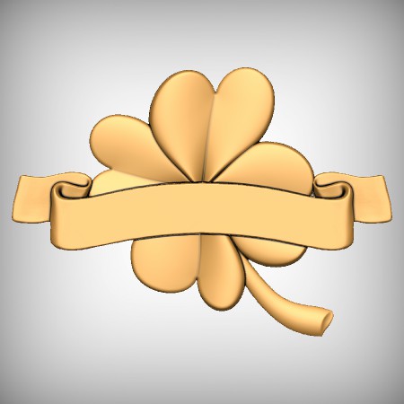 Flower Ribbon CNC Model