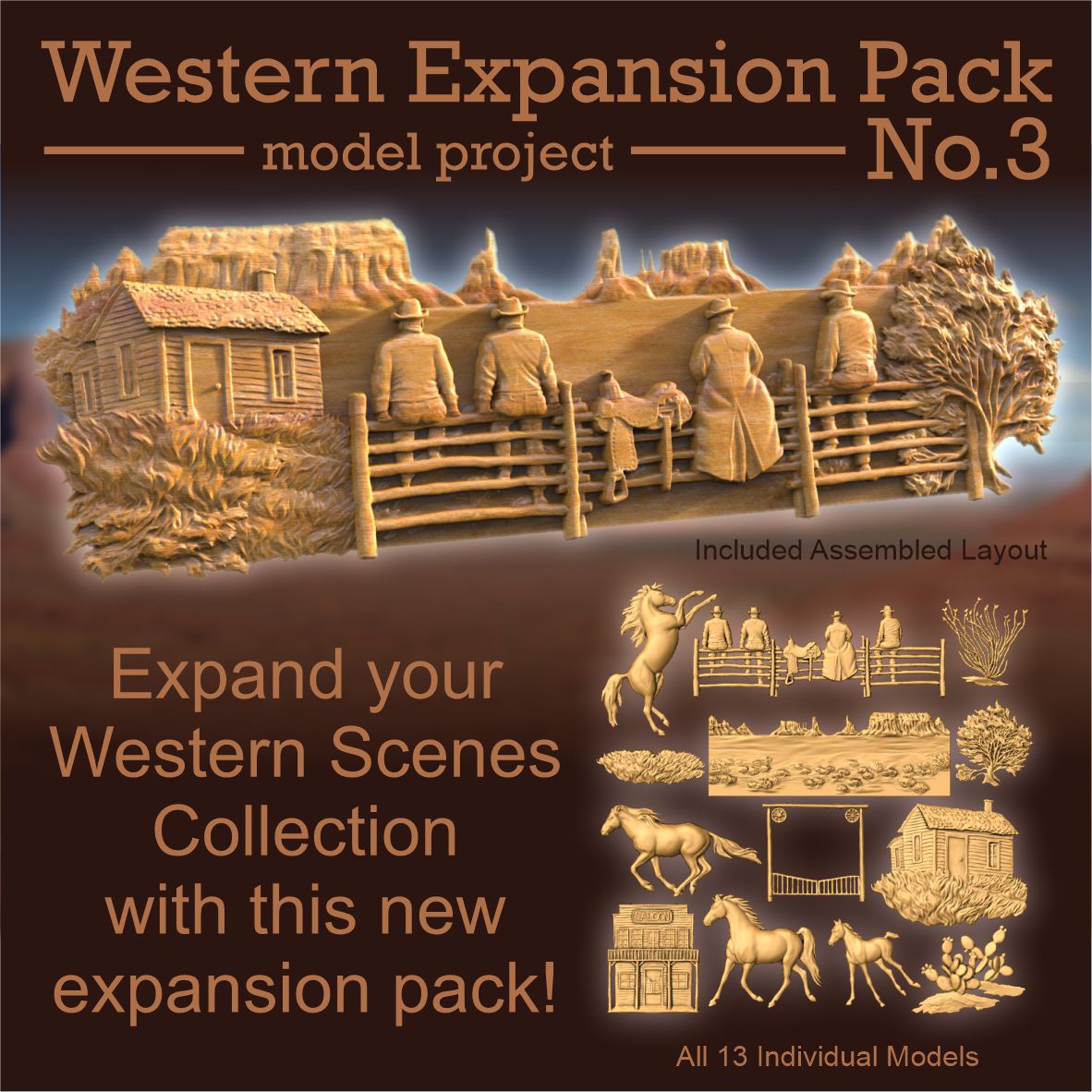 Western Expansion Pack CNC Project