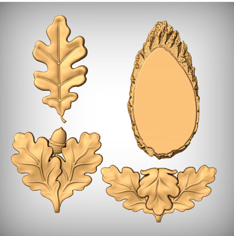 Oak Leaf Plaque CNC Project