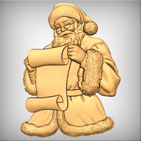 Santa Checking His List - Model From Design & Make