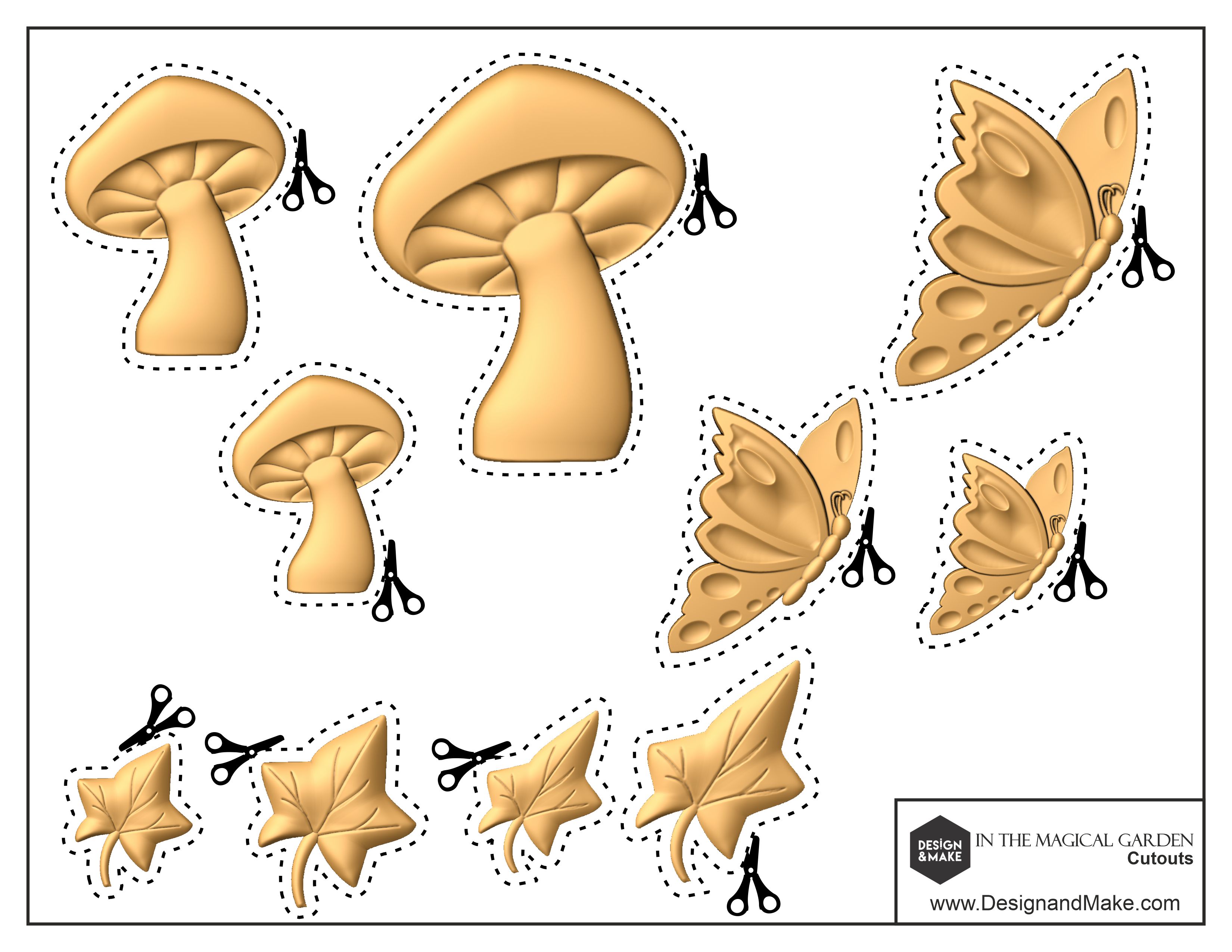 Magical garden Free CNC models cut-outs