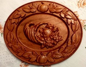 Wood thanksgiving plaque by Design & Make user