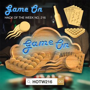 CNC project game on hack of the week models and pool table