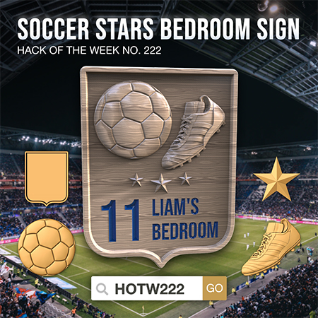 Soccer Fan Bedroom Sign