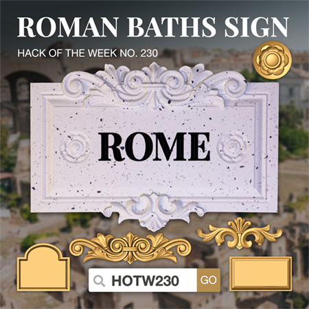 Roman Baths Sign